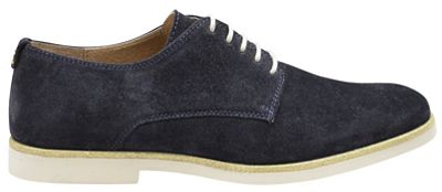 Navy 'Travis' ladies lace up shoes
